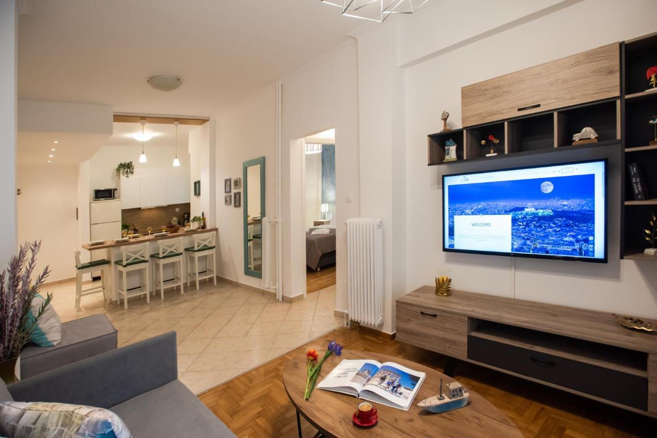 Blue Ark Comfort Near Acropolis เอเธนส์ ภายนอก รูปภาพ